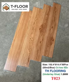 Sàn nhựa có keo sẵn 1.6mm - Mã T023