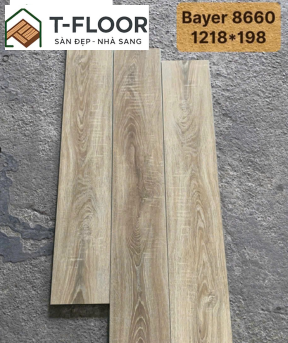 Sàn Gỗ Thẳng 8mm - Bayer 8660