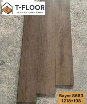 Sàn Gỗ Thẳng 8mm - Bayer 8663