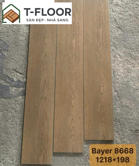 Sàn Gỗ Thẳng 8mm - Bayer 8668