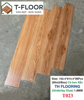 Sàn nhựa có keo sẵn 1.6mm - Mã T023