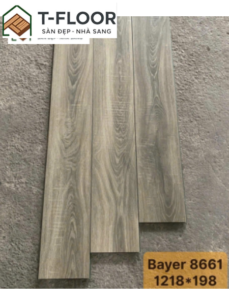 Sàn Gỗ Thẳng 8mm - Bayer 8661