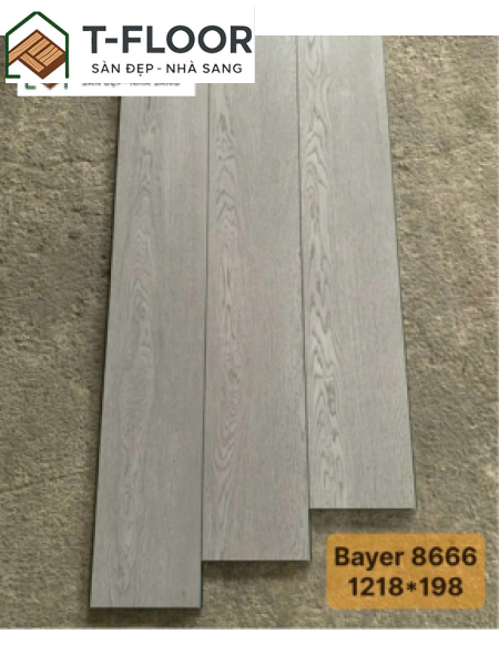 Sàn Gỗ Thẳng 8mm - Bayer 8666
