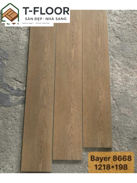 Sàn Gỗ Thẳng 8mm - Bayer 8668